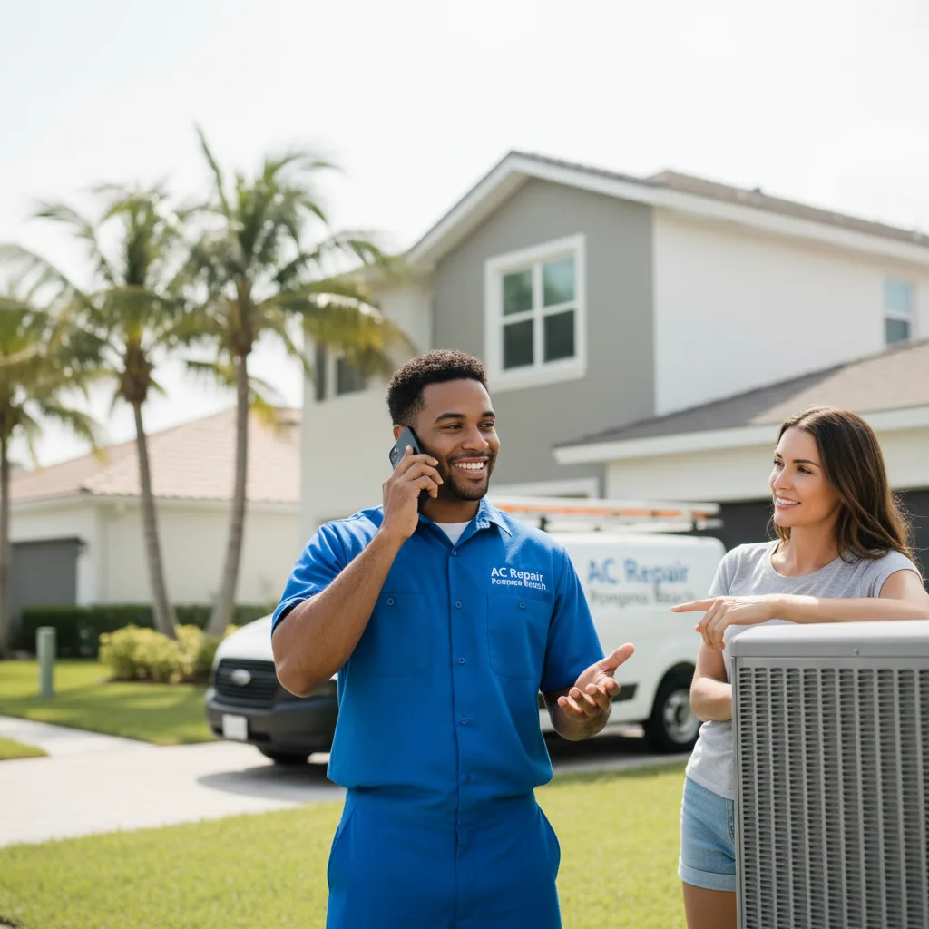 AC Repair Pompano Beach customer support in Paul